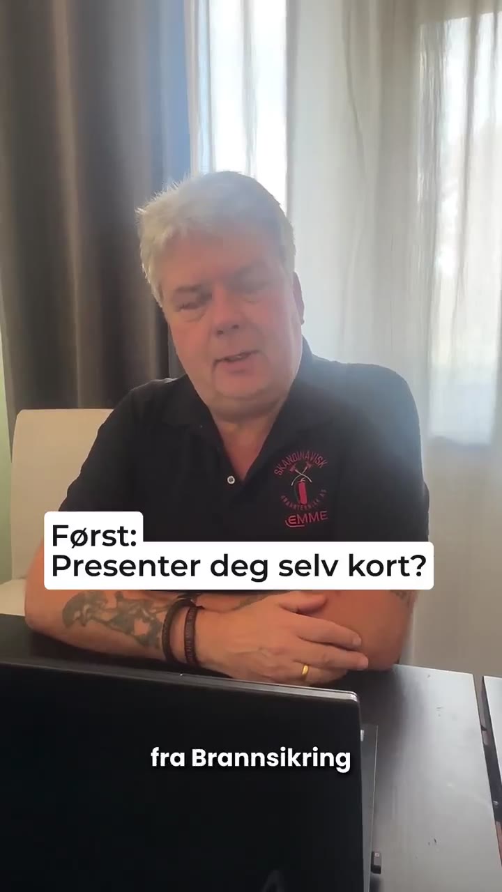 Videoreferanse fra Steinar Bredesen